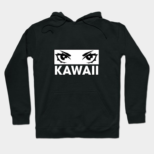 Kawaii - Manga Mask Design Hoodie by DriXxArt